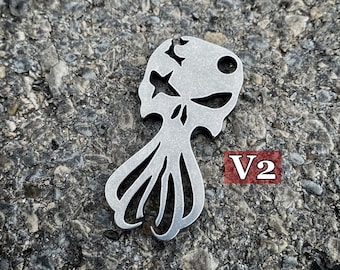 Kraken V2 Multitool Keychain – Steel, Copper, Titanium, Brass Bottle Opener By Picaroon