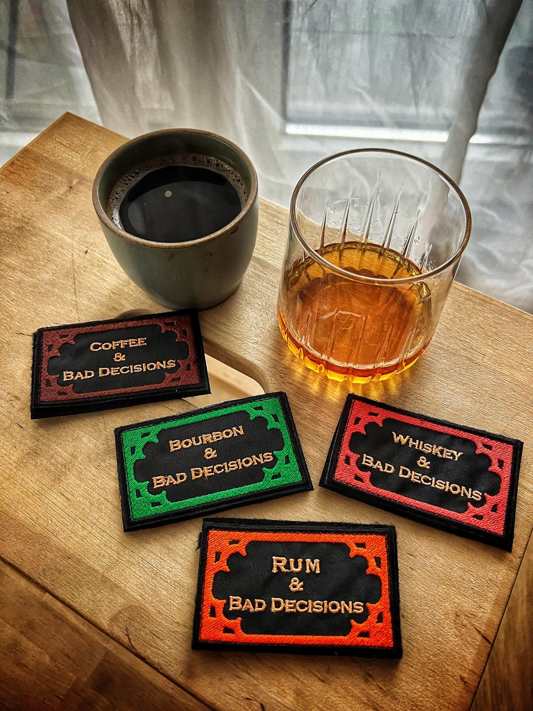 Bad Decisions Patches by Picaroon Tools - Hook and Loop Morale Patches ...