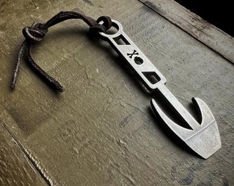 The Harpoon van Picaroon Tools - EDC Sleutelhanger multitool, flesopener, hex