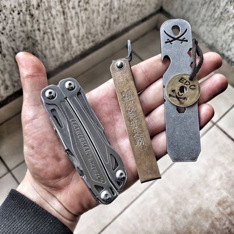 The Plank EDC Prybar Multi Tool Pry Bar Everyday Carry Bug Etsy