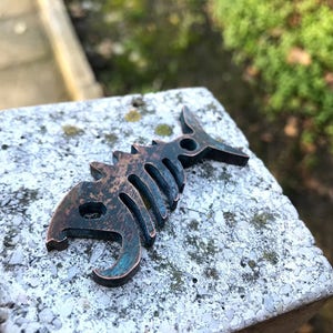 The Dead Catch Edc Pocket Multitool Bottle Opener Prybar HEX Pirate Steel, Copper or Brass image 2