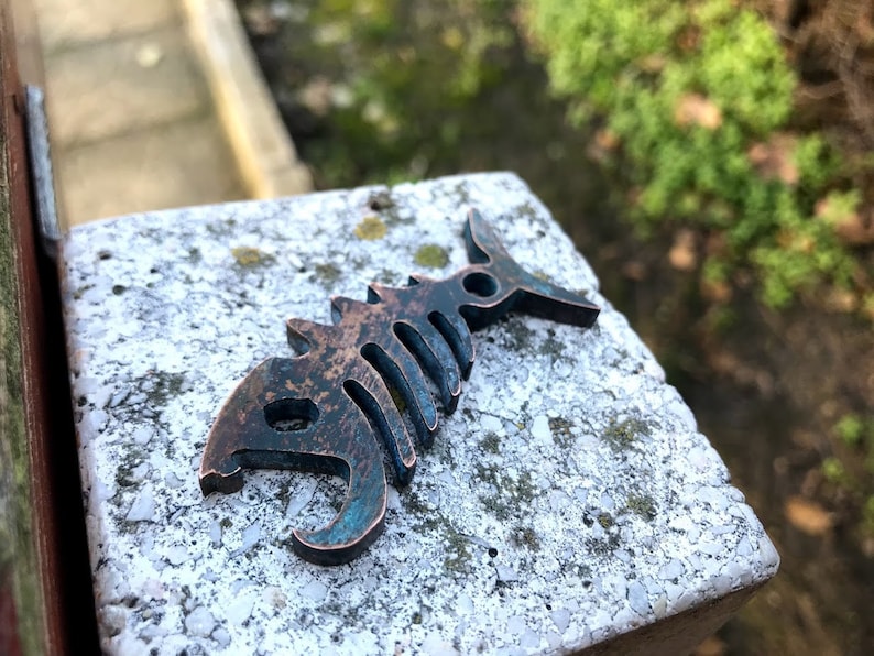 The Dead Catch Edc Pocket Multitool Bottle Opener Prybar HEX Pirate Steel, Copper or Brass image 2