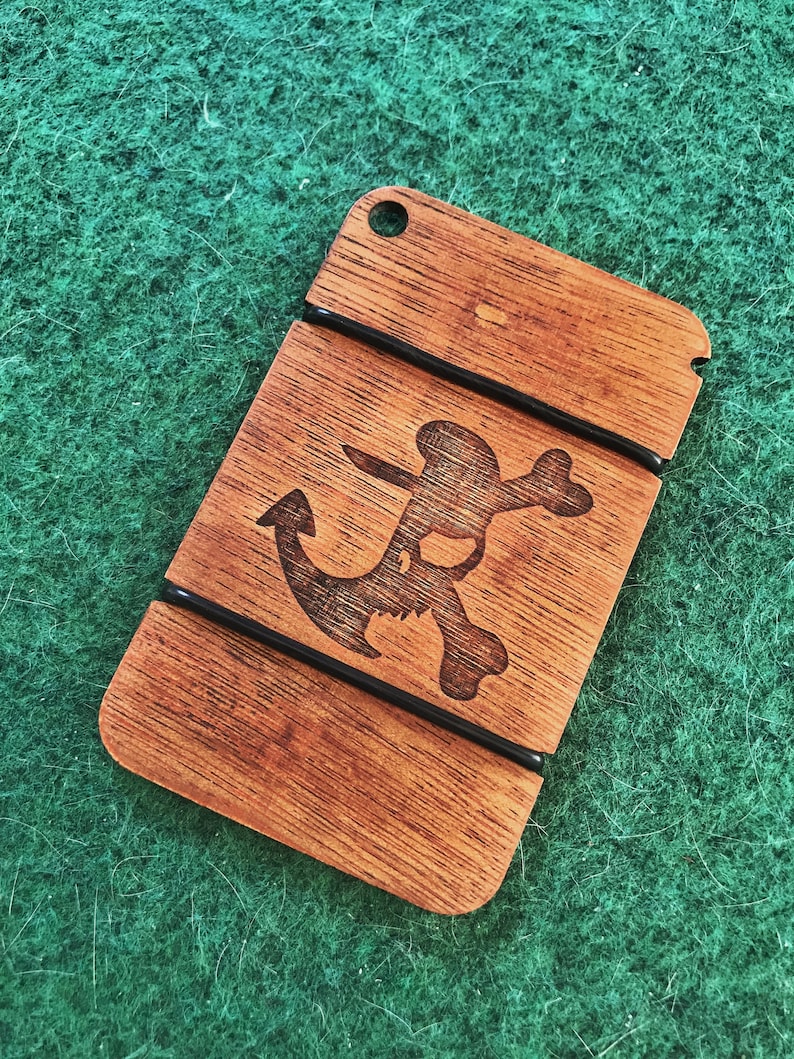 Pirate Wallet by Picaroon Tools Edc Minimalistic Wallet Etsy