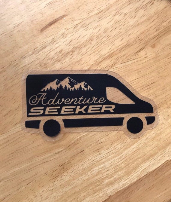 Adventure Seeker Van Sticker | Etsy