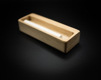 Estante magnético | Estante magnético para pizarra | Para pizarras magnéticas | Estante para refrigerador | Roble
