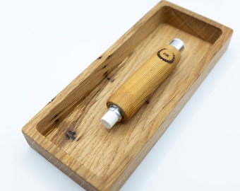 Chalk pen - chalk holder - oak wood