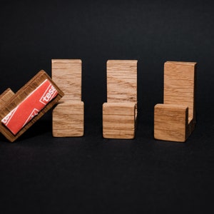 small adhesive hooks wood wall hooks made of oak, without drilling, solid wood wall hooks, oak hooks, wooden hooks, different sizes