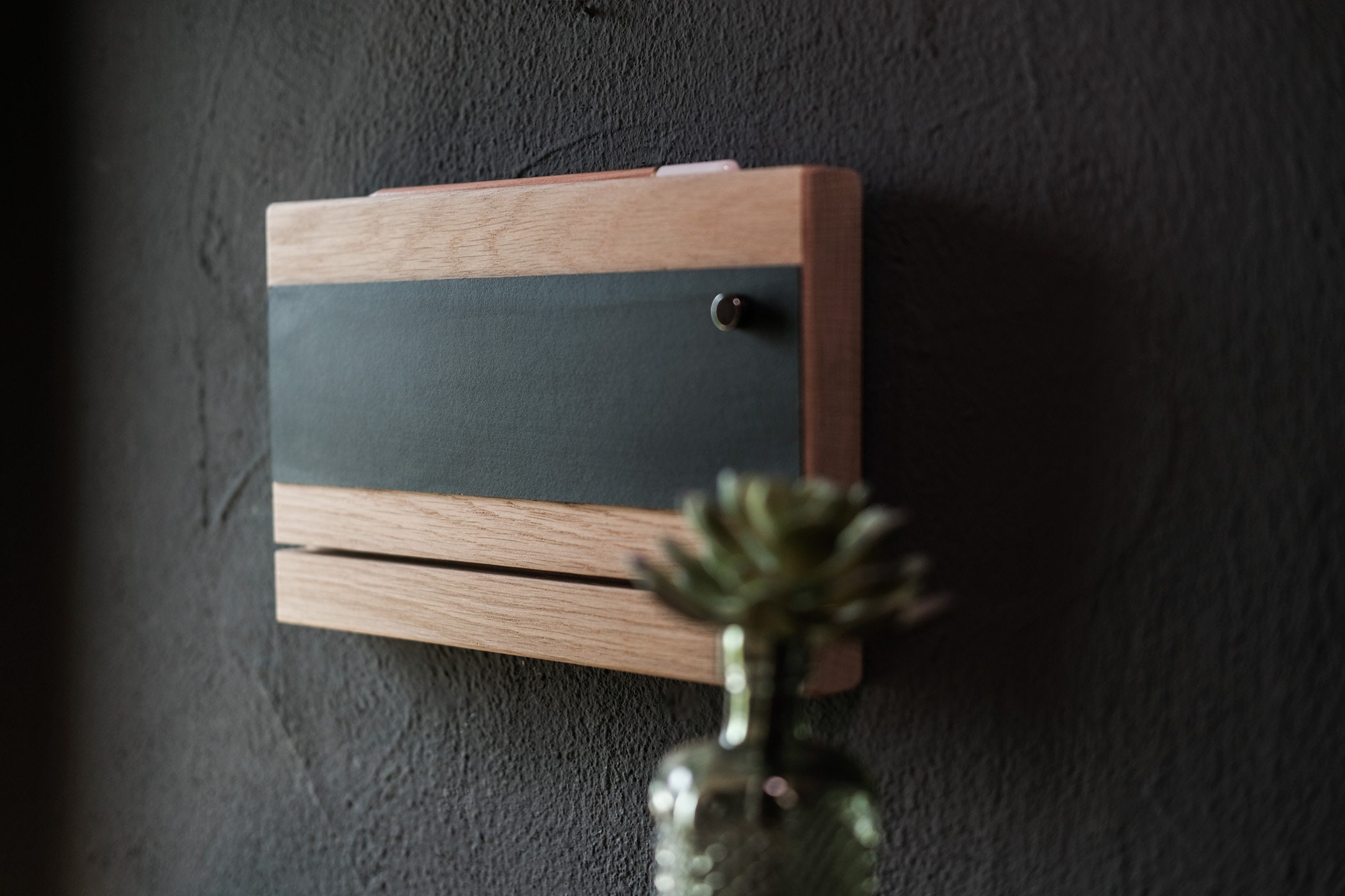 CASSETTA PORTACHIAVI LEGNO 6 GANCI APPENDI CHIAVI MURO PER DECOUPAGE