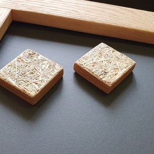 Alpine hay magnets - organoid / meadow grass magnet / board magnet - fridge magnet / neodymium magnets / wooden magnets / pin board