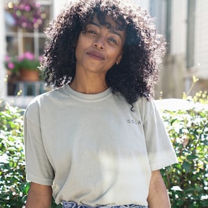 Nola Neighborhoods Circle T-shirt - Stone Comfort Colors - Unisex