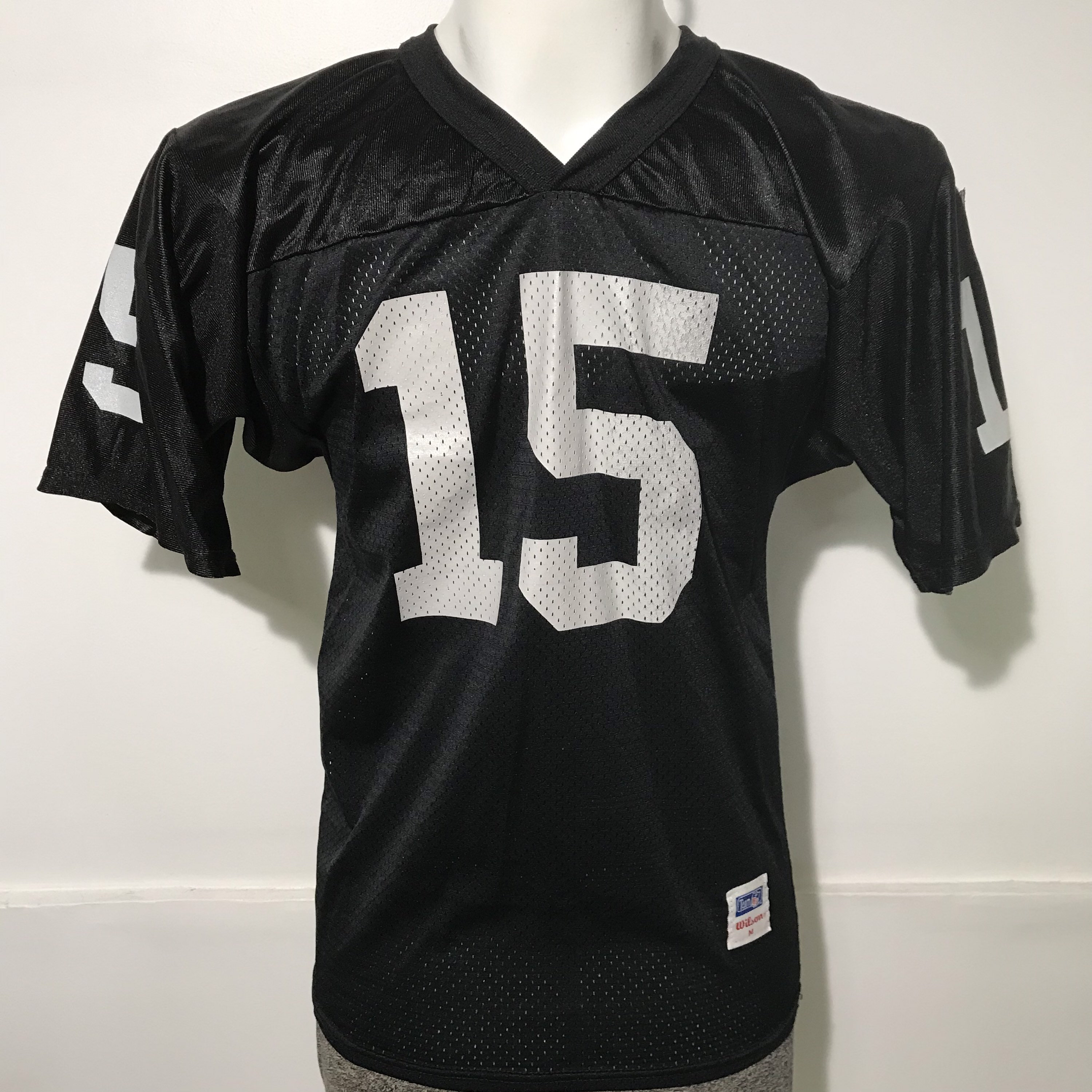 Vintage Jeff Hostetler Oakland Raiders Mesh Football Jersey XS/S