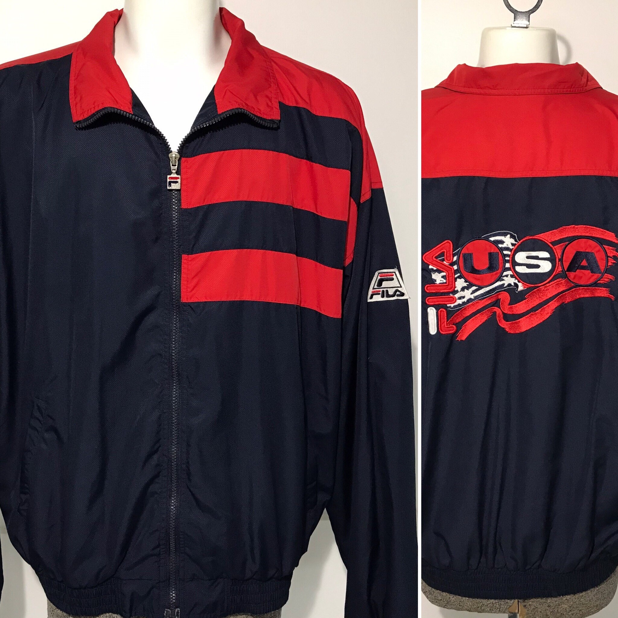 Fila Windbreaker - Etsy
