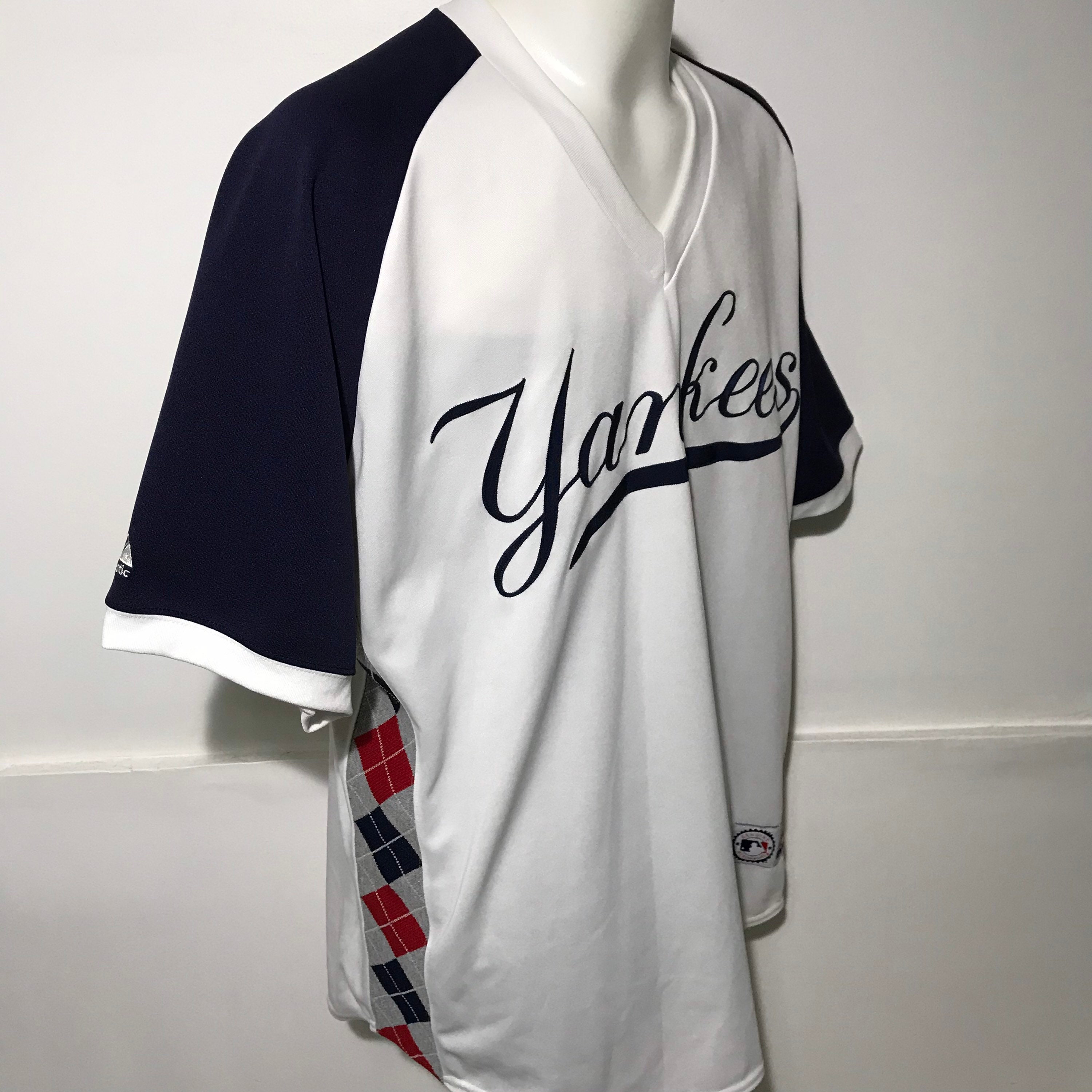 REGGIE JACKSON New York Yankees 1977 Majestic Throwback Away