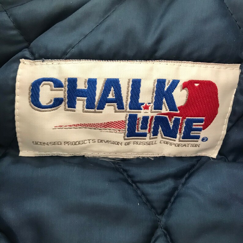 Vintage Cleveland Indians Chalk Line Bomber Jacket L