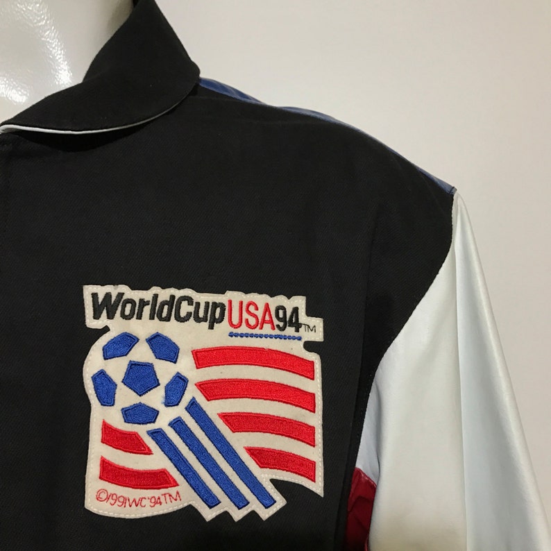 Vintage Jeff Hamilton USA 1994 World Cup Soccer Jacket L
