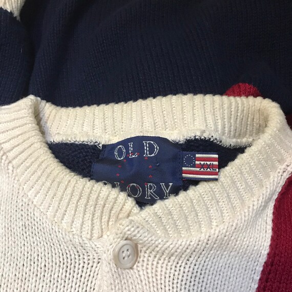 Vintage American Flag Sweater XL/XXL - image 5