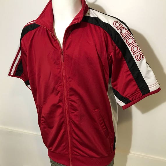adidas zip up shirt