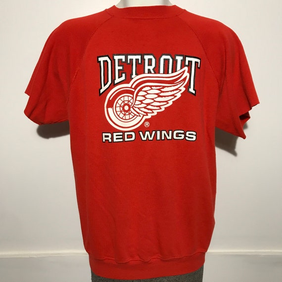 Vintage Detroit Red Wings Cut Off Sweatshirt L/XL - image 1