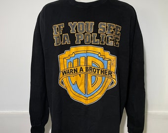 Vintage Warn A Brother Long Sleeve Tee 3XL