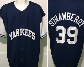 Vintage Darryl Strawberry New York Yankees Jersey 2XL