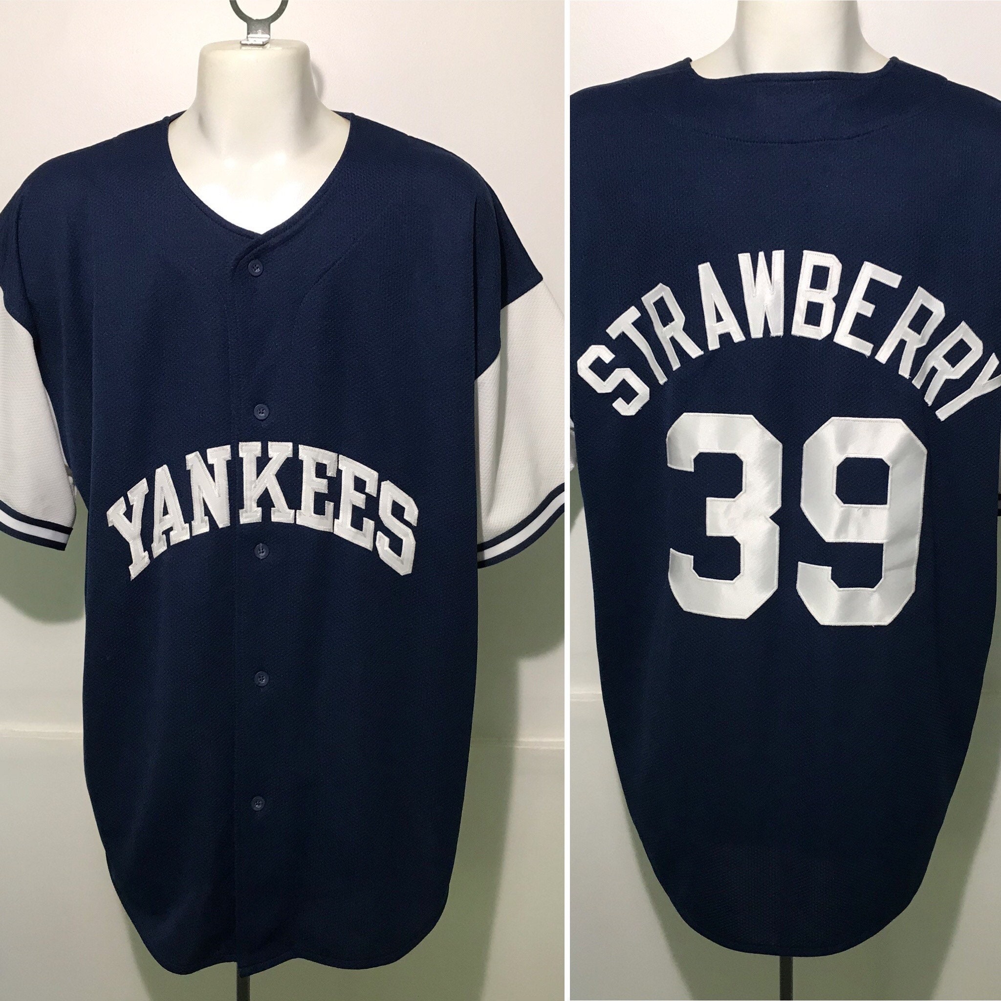 Vintage Darryl Strawberry New York Yankees Jersey 2XL - Etsy Vintage Darryl Strawberry New York Yankees Jersey 2XL - Etsy