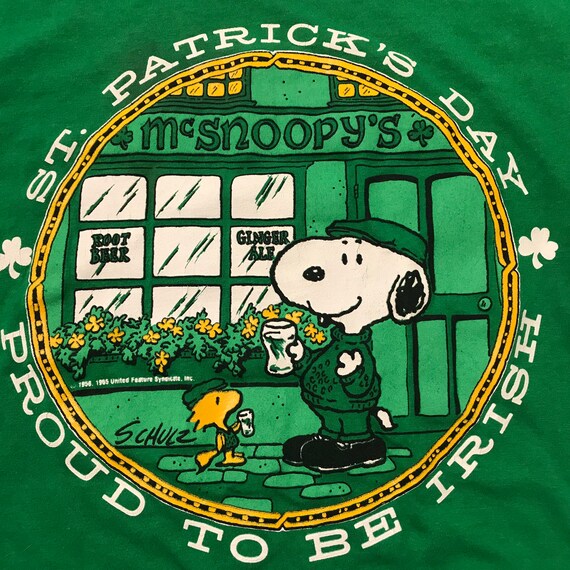 Vintage Snoopy Joe Cool Irish St. Patrick’s Day T… - image 3