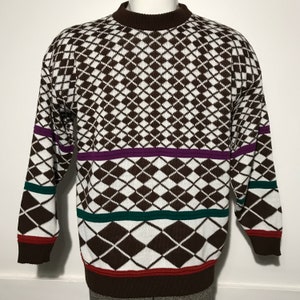 Vintage Dead-stock Print Sweater M/L