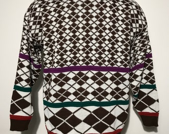 Vintage Dead-stock Print Sweater M/L