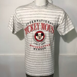 Vintage Disney Mickey Mouse Mouseketeer Member Tee S