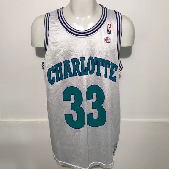 Vintage Alonzo Mourning Charlotte Hornets Champio… - image 2