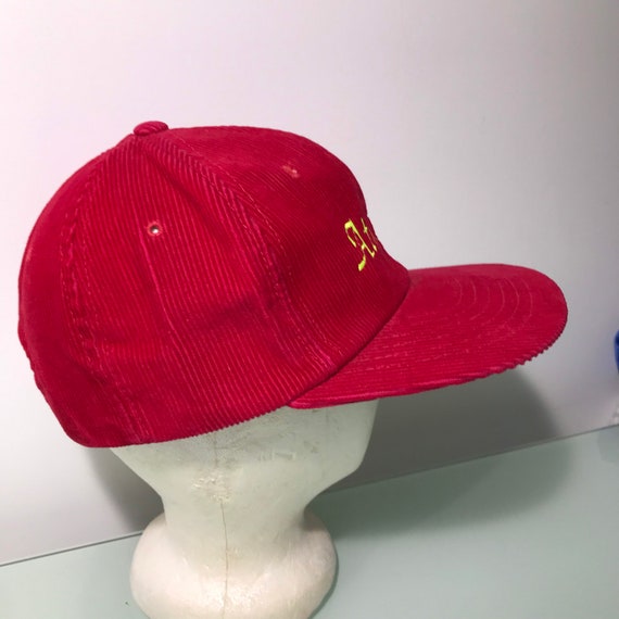 Vintage Atlanta Corduroy Snapback Hat - image 4
