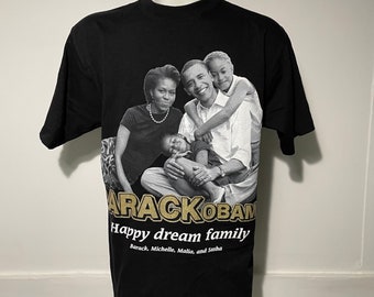 Barack and Michelle Obama Presidential Family Tee M/L