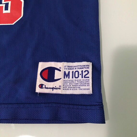 Vintage Grant Hill Detroit Pistons Champion Jerse… - image 8