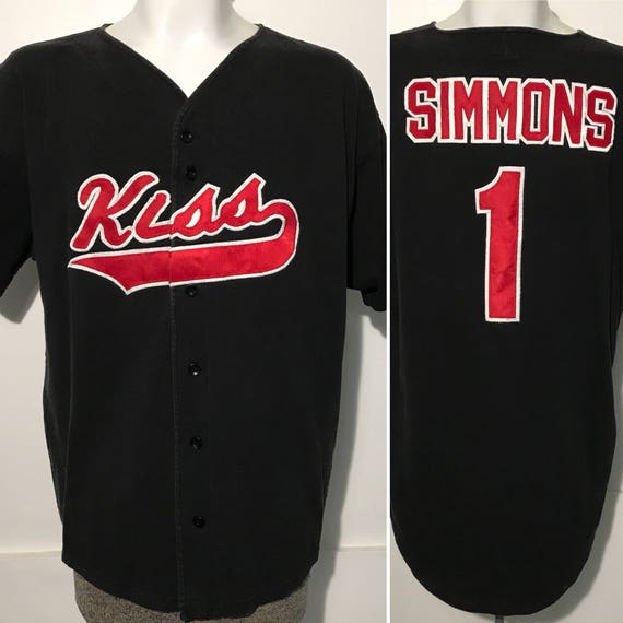 kiss baseball jersey