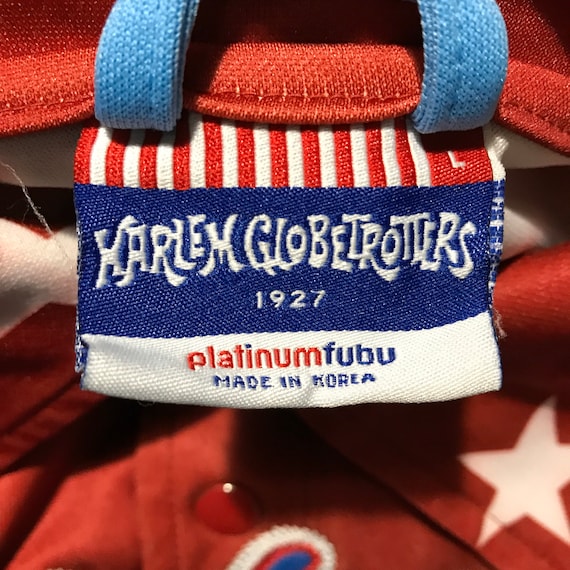Vintage Harlem Globetrotters Button up by Platinum FUBU XL