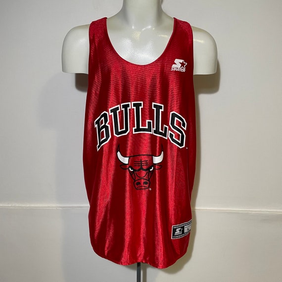Vintage Reversible All Over Print Chicago Bulls J… - image 4