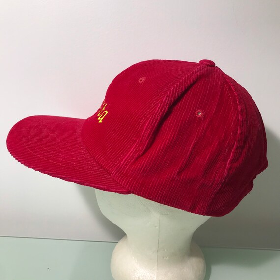 Vintage Atlanta Corduroy Snapback Hat - image 3