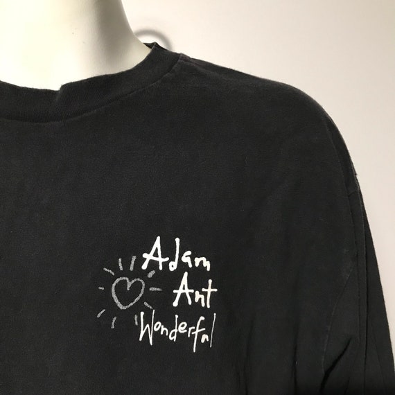 Vintage 1990s Adam Ant Wonderful Long Sleeve Tee … - image 4
