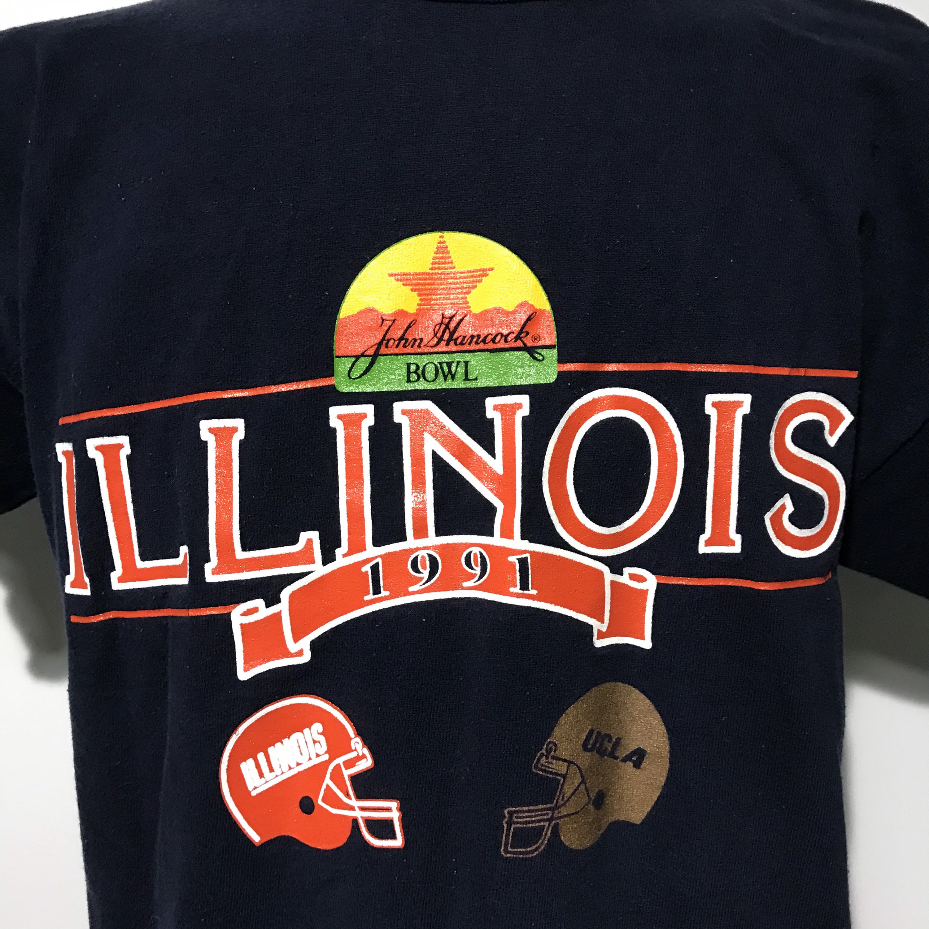 Vintage 1991 University of Illinois John Hancock Bowl Tee M - Etsy