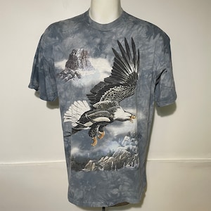 Vintage 1997 Bald Eagle Tie Dye Tee XL