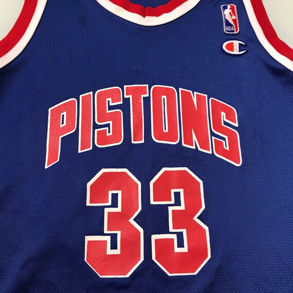 Vintage Grant Hill Detroit Pistons Champion Jerse… - image 4