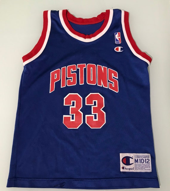 Vintage Grant Hill Detroit Pistons Champion Jerse… - image 2