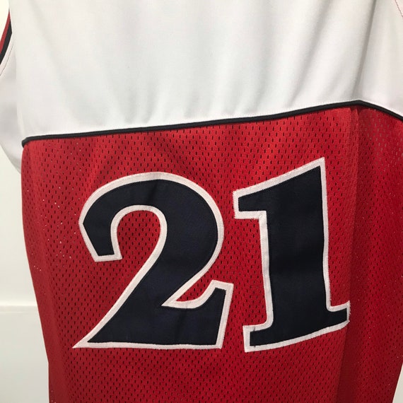 Vintage Atlanta Hawks Dominique Wilkins #21 Mesh … - image 5