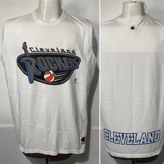 Vintage Cleveland Rockers Muscle Tee by Champion … - image 1