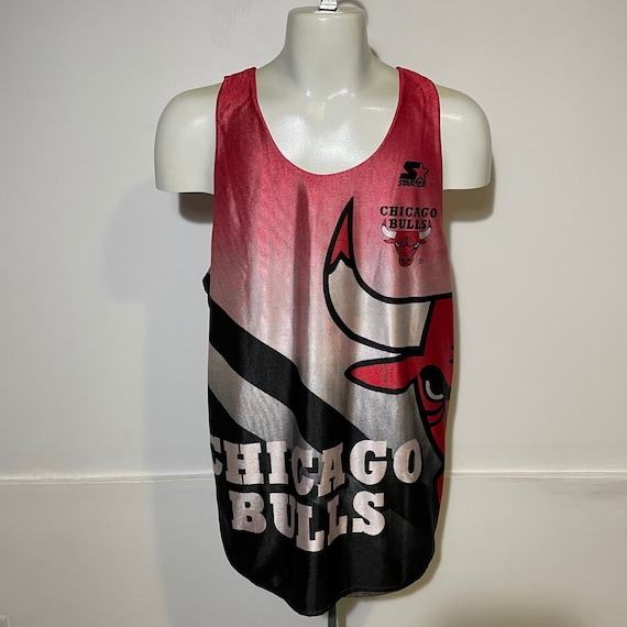 Vintage Reversible All Over Print Chicago Bulls J… - image 2