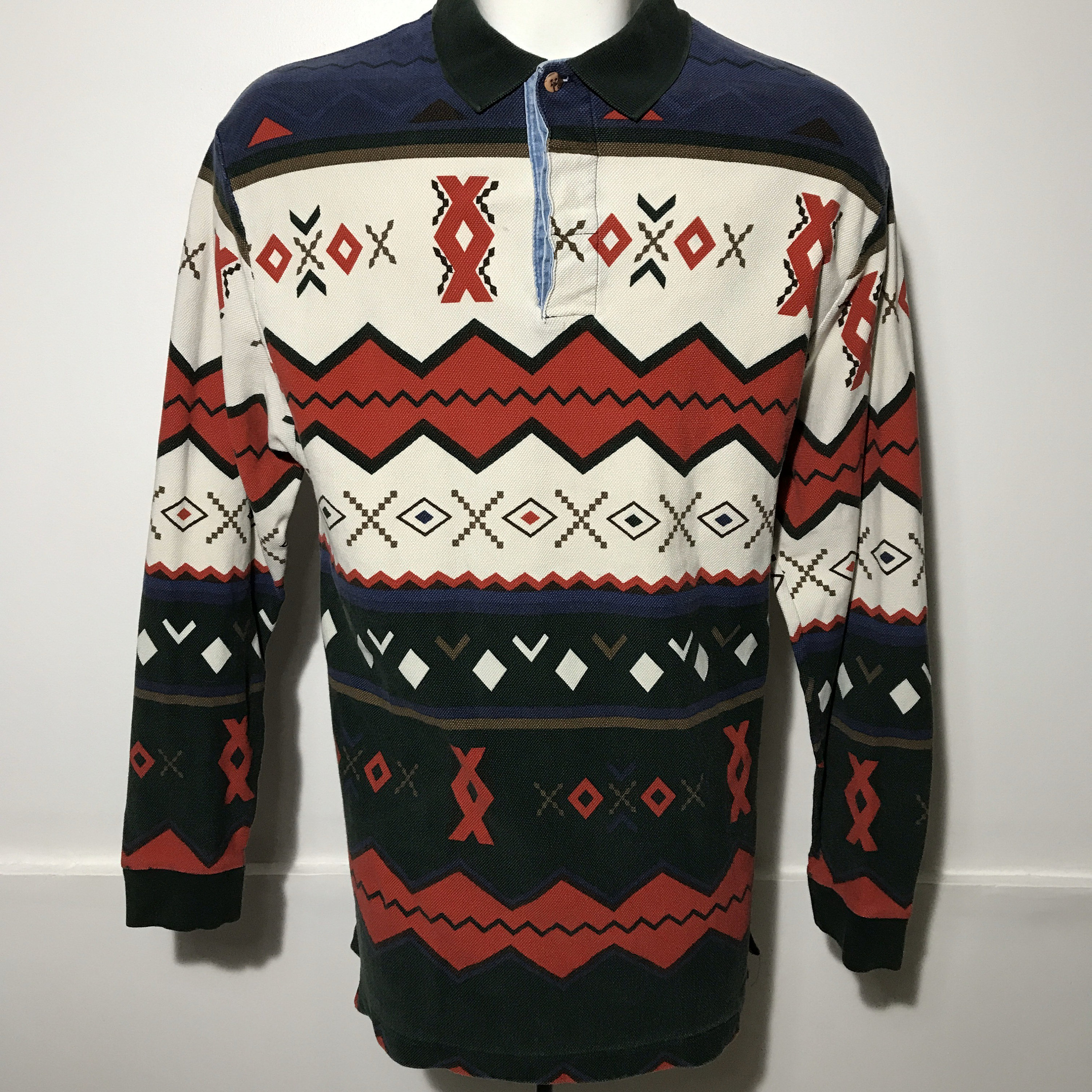 美品 Ｌ 90s CHAPS RALPH LAUREN カバーオール 赤ミミ Ralph Lauren - 90s ラルフローレン ファイヤーマン ジャケット
