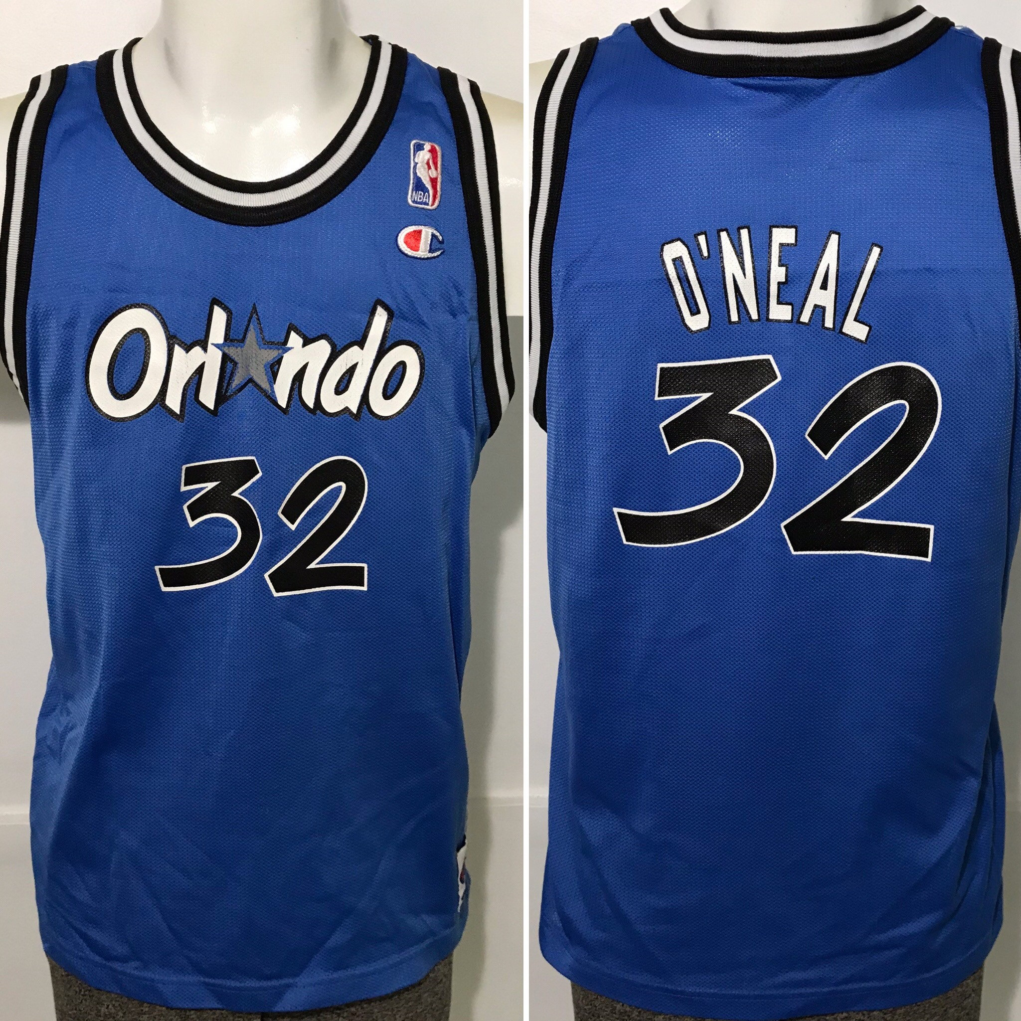 Vintage Nike NBA Orlando Magic Shaquille O'Neal #32 Jersey Size Large 1990s