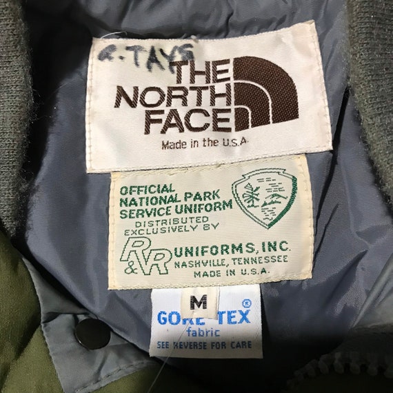 Vintage 1970s North Face Gore-tex Park Service Uniform Jacket M
