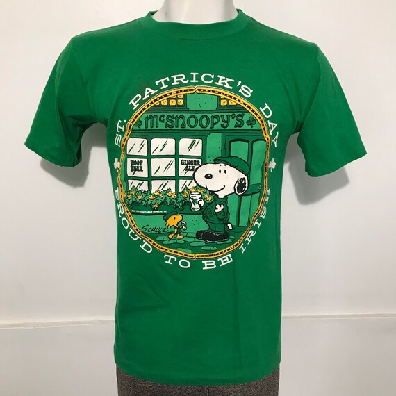 Vintage Snoopy Joe Cool Irish St. Patrick’s Day Te