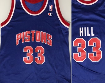 Vintage Grant Hill Detroit Pistons Champion Jersey KIDS M